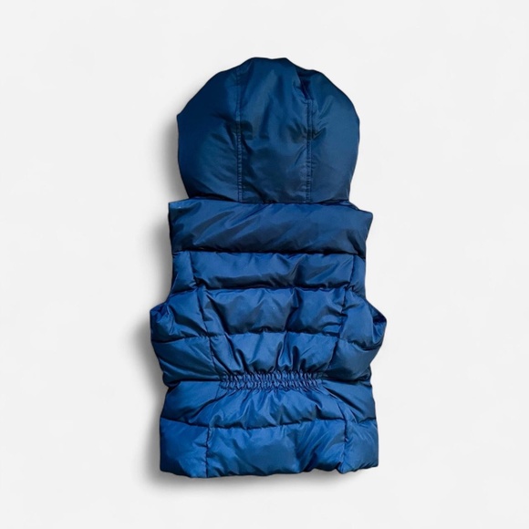 Hollister Y2K navy Sherpa lined hooded vest - Picture 5 of 5